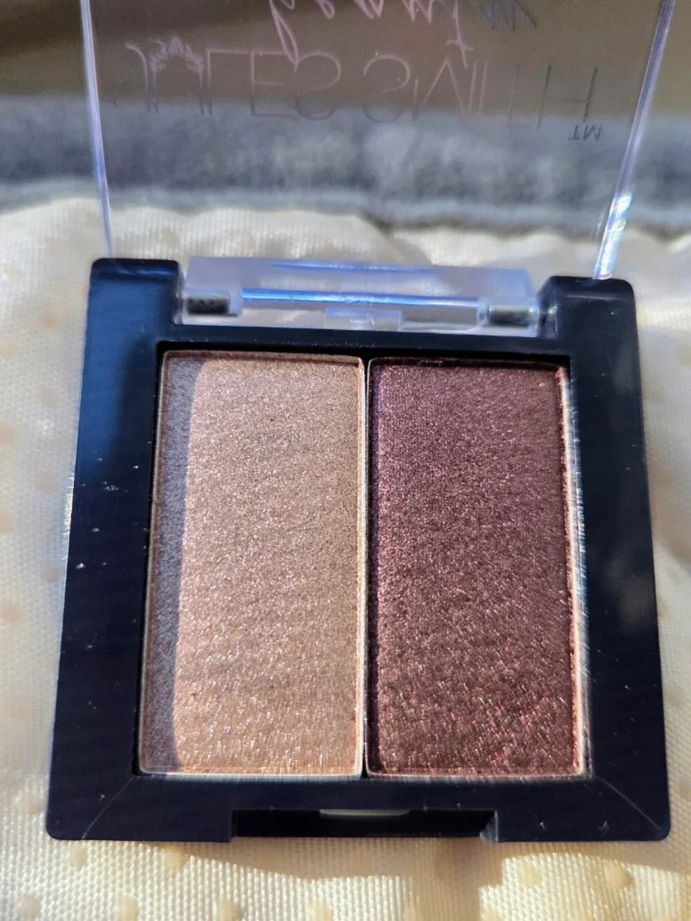 Jules Smith Beauty Duo Eyeshadow Palette in Wise Guy & Gold Mine Shimmer Brown